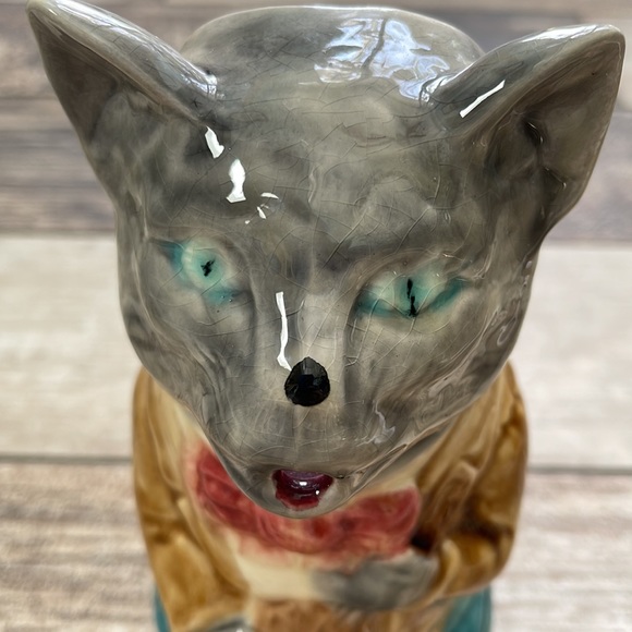 French Majolica Cat Pitcher - Picture 7 of 11